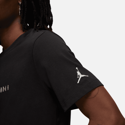 Air Jordan Air Black Embroidered T-Shirt