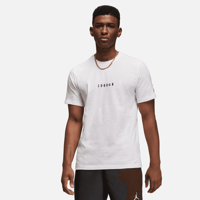 Air Jordan Air White Embroidered T-Shirt