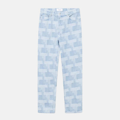 Les Deux Ryder Light Denim Jacquard Jeans
