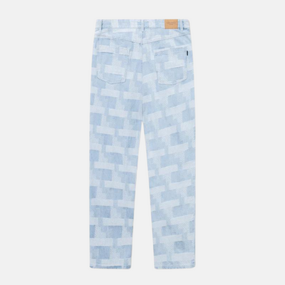 Les Deux Ryder Light Denim Jacquard Jeans