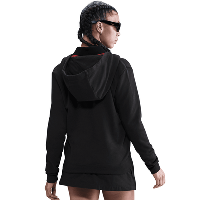 Nike Women's Sportswear Club Fleece Full-Zip Black Hoodie