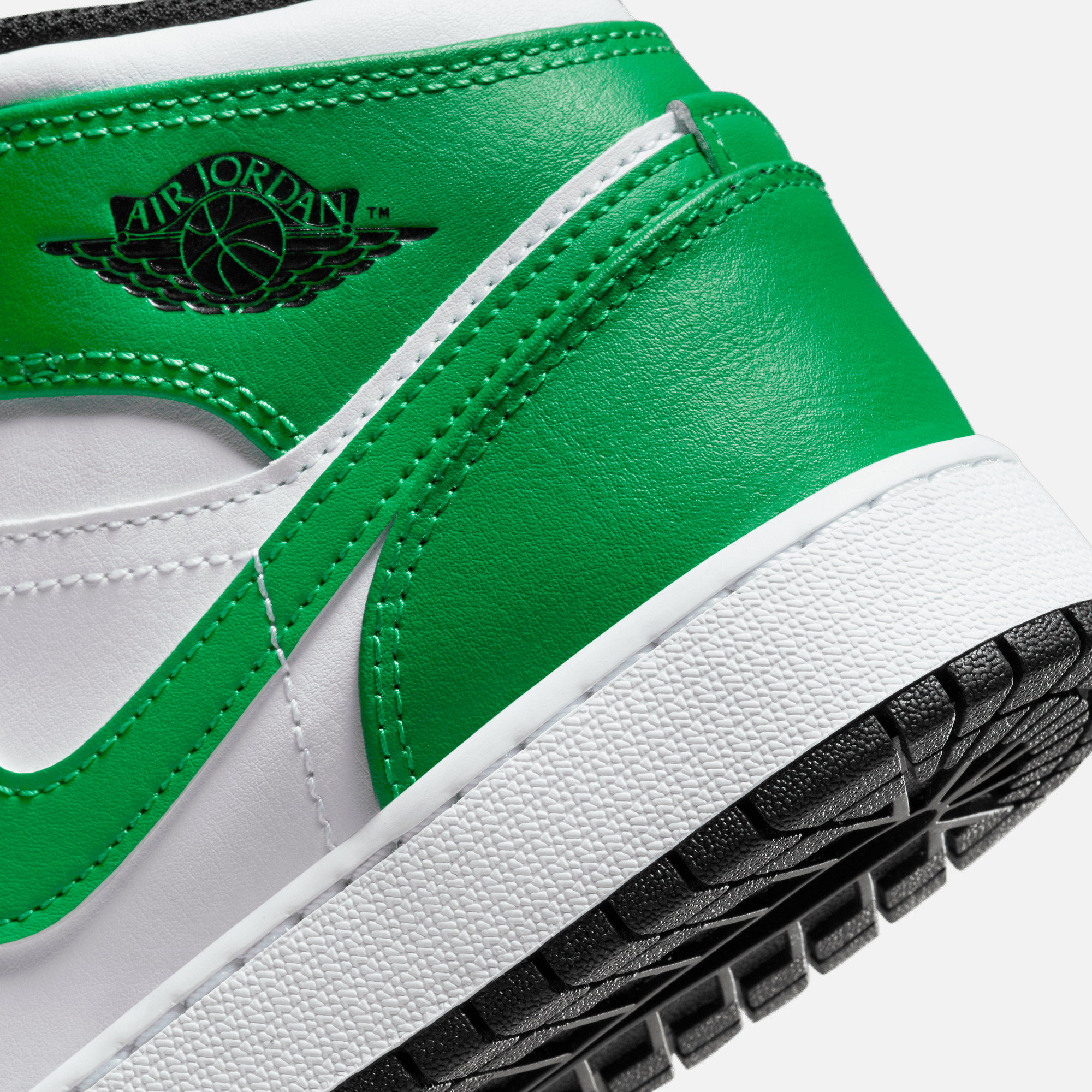 Air Jordan 1 Mid Lucky Green (GS)