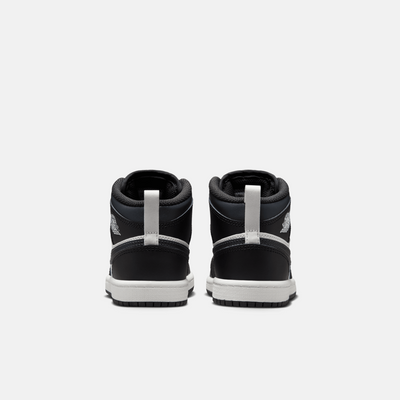 Air Jordan Kids' 1 Mid Off Noir Toe (PS)