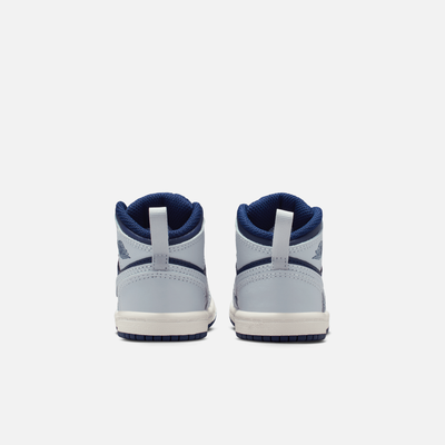 Air Jordan Kids' 1 Mid Blue Void (TD)