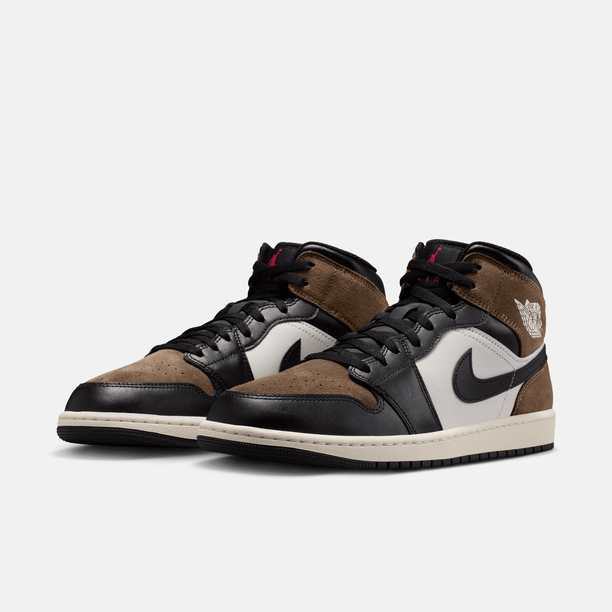 Air Jordan 1 Mid Black Palomino