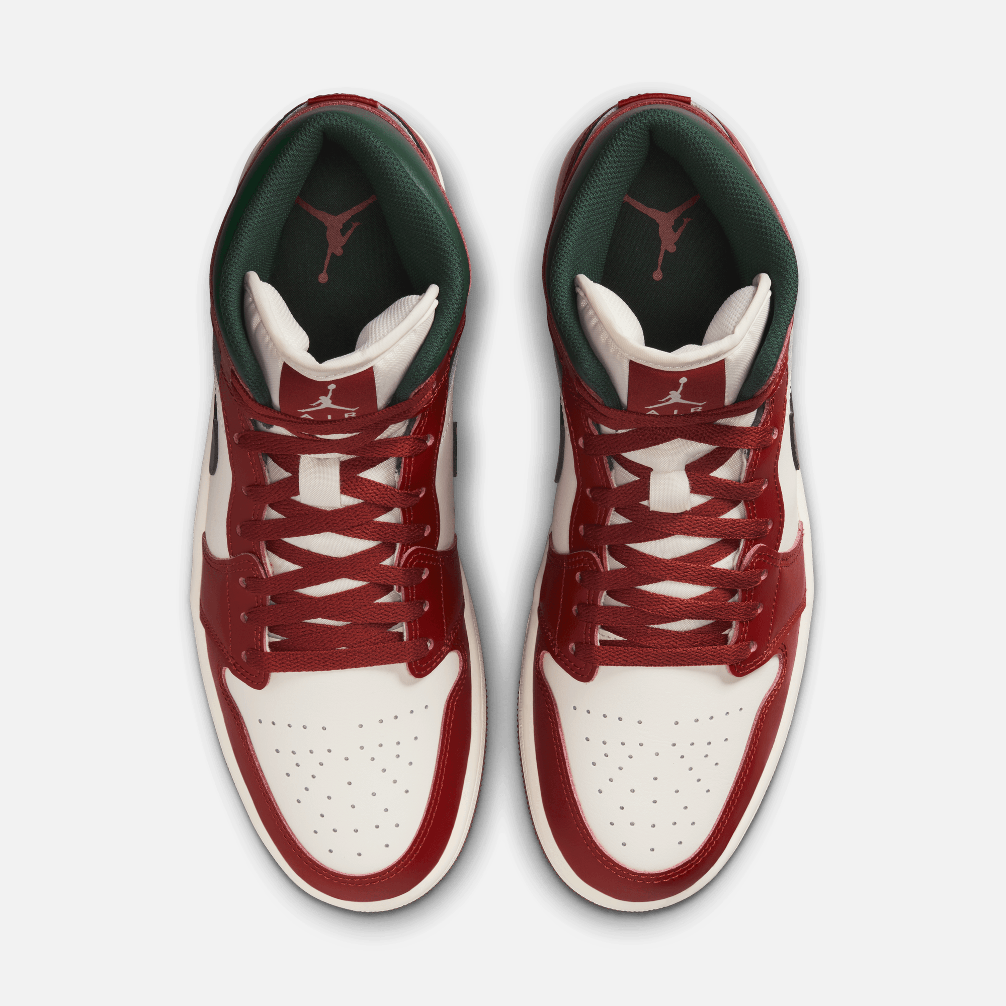 Air Jordan 1 Mid Redstone Midnight Green