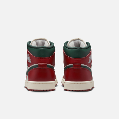Air Jordan 1 Mid Redstone Midnight Green