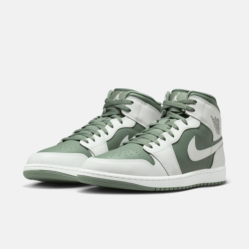 Air Jordan 1 Mid Summit White Vintage Lichen – Puffer Reds