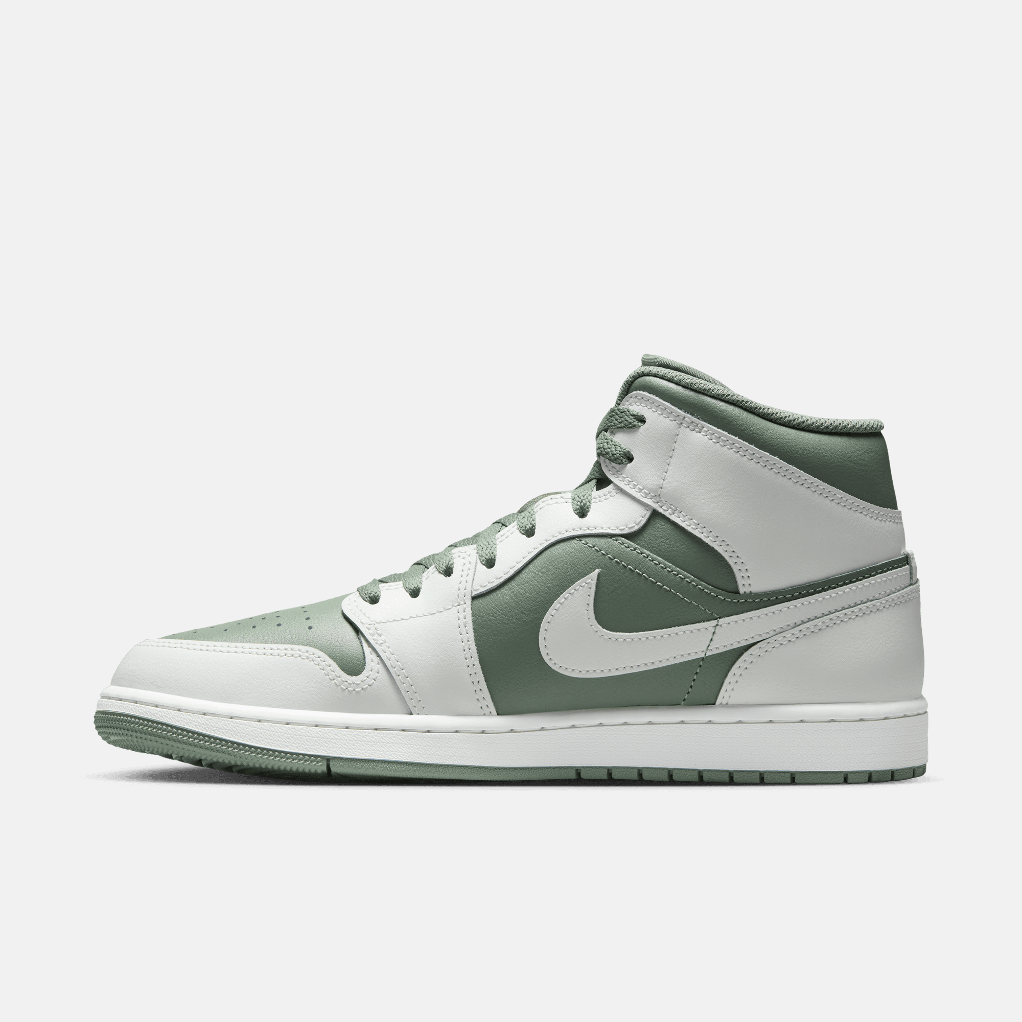 Air Jordan 1 Mid Summit White Vintage Lichen