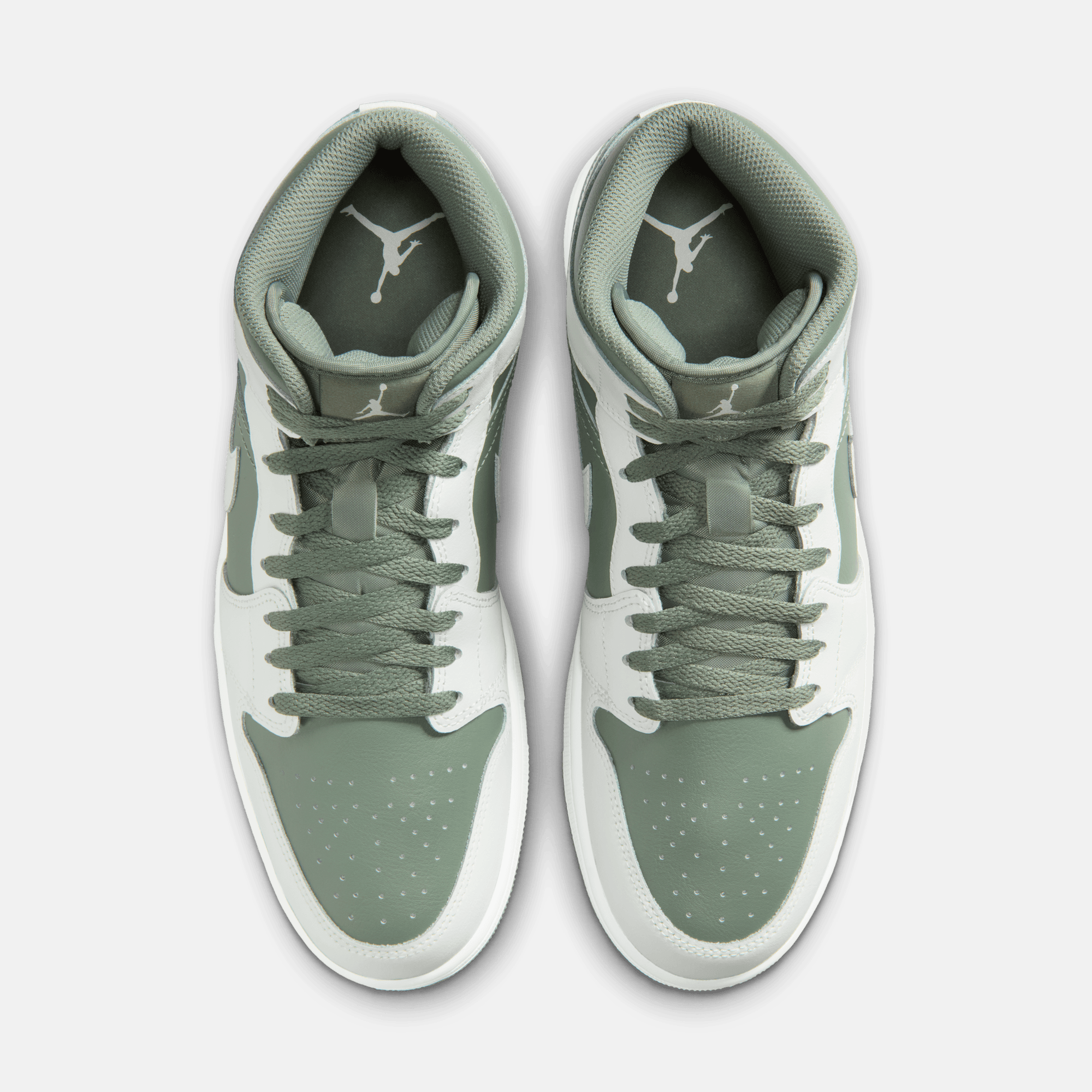 Air Jordan 1 Mid Summit White Vintage Lichen