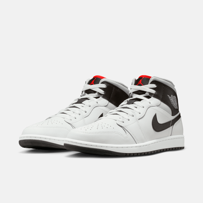 Air Jordan 1 Mid White Neutral Grey Infrared