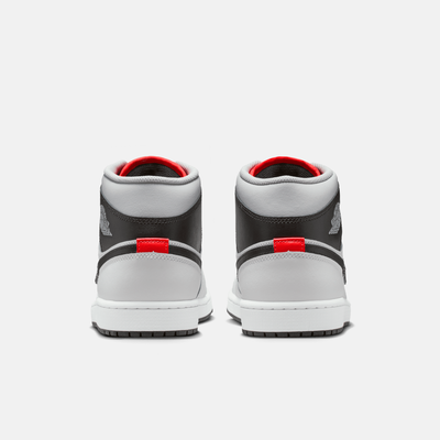 Air Jordan 1 Mid White Neutral Grey Infrared