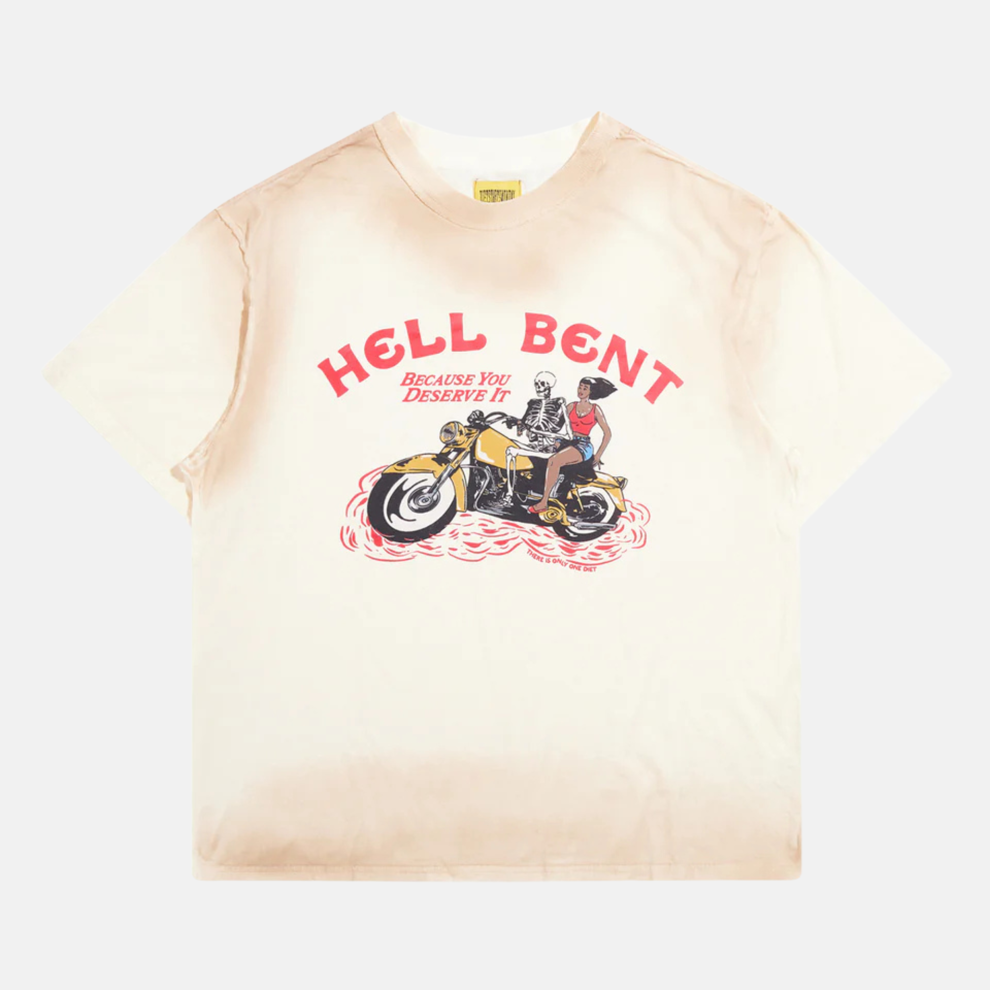 Diet Starts Monday Antique White Hell Bent T-Shirt