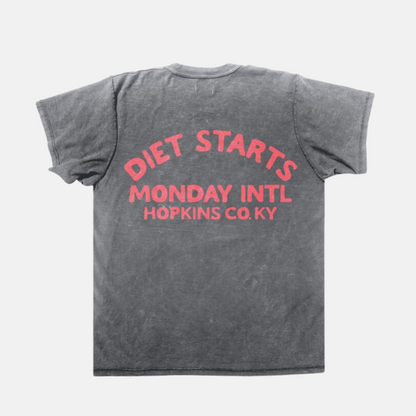 Diet Starts Monday Vintage Black Hell Bent T-Shirt