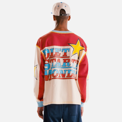 Diet Starts Monday Supercross Red White Shirt
