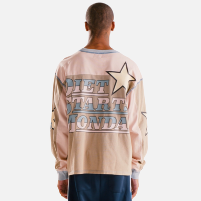 Diet Starts Monday Supercross Pink Grey Shirt