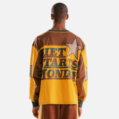 Diet Starts Monday Supercross Brown Yellow Shirt