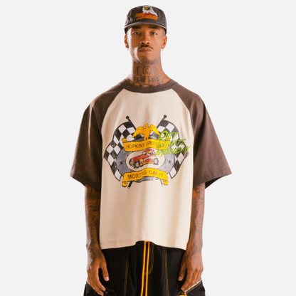 Diet Starts Monday Mortons Gap Raglan Black T-Shirt