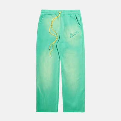 Diet Starts Monday Green Chainstitch Sweatpants