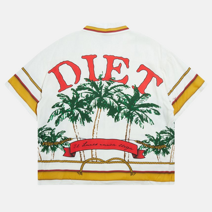 Diet Starts Monday Palm Button Up Shirt