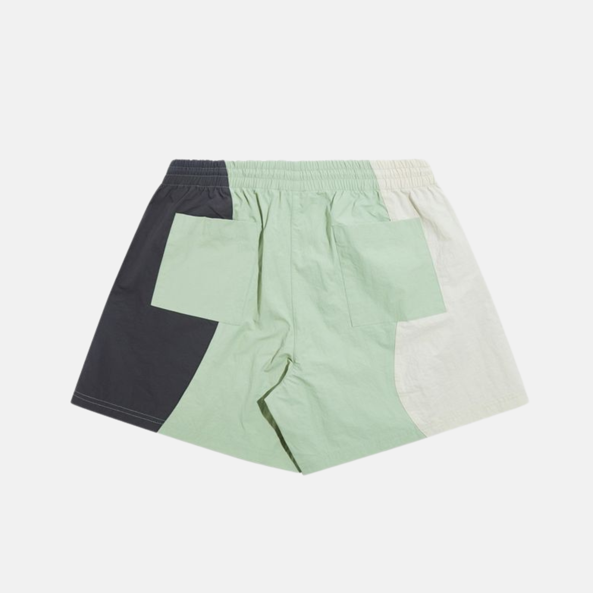 Diet Starts Monday Sage Multi Nylon Panel Bay Shorts