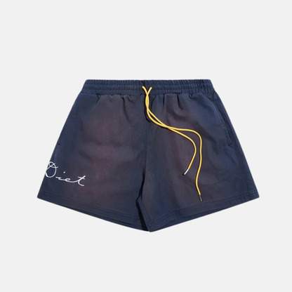 Diet Starts Monday Navy Twill Bay Shorts