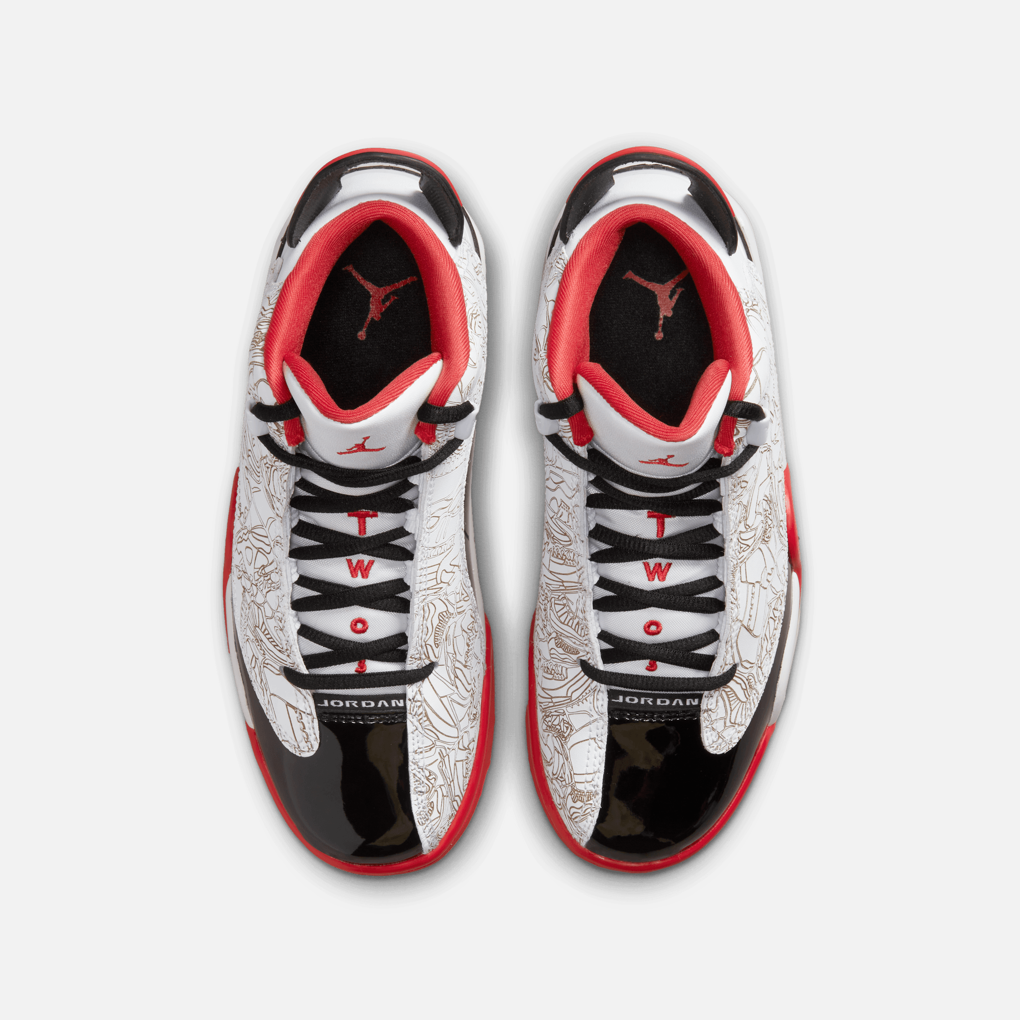 Air Jordan Dub Zero White True Red (GS)