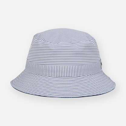 Paper Planes Reversible Seersucker Bucket Hat