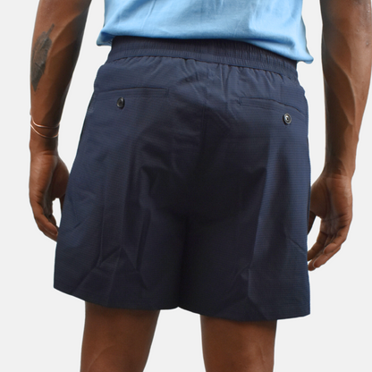 Paper Planes Navy Seersucker Shorts