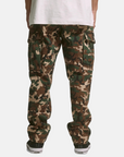 Purple Brand Relaxed Fit Twill Cargo Camo Print Pants