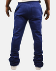 Si Tu Veux Stacked Jogger - Navy