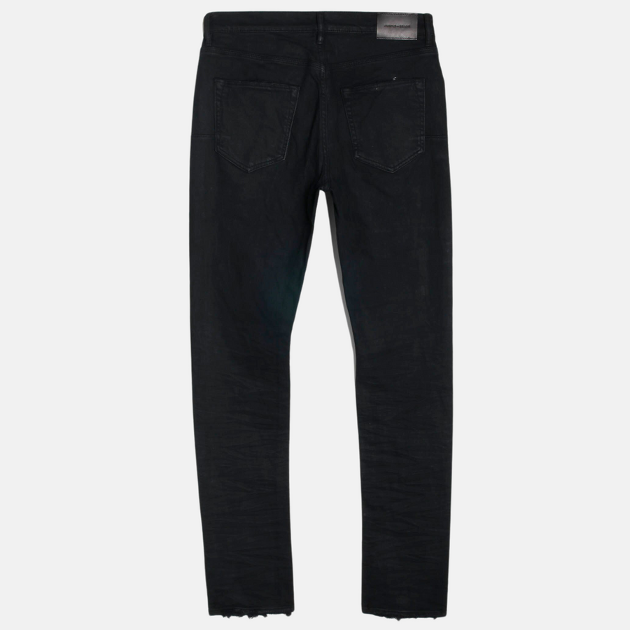 Purple Brand Black Resin 3/D Jeans