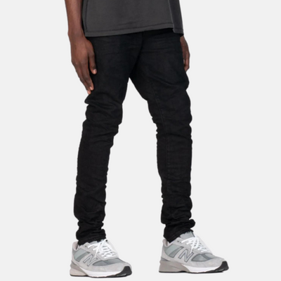 Purple Brand Black Resin 3/D Jeans