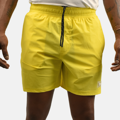 Paper Planes Yellow All-Purpose Shorts