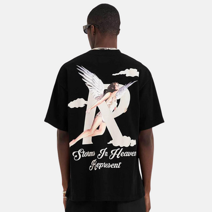 Represent Storms In Heaven Jet Black T-Shirt