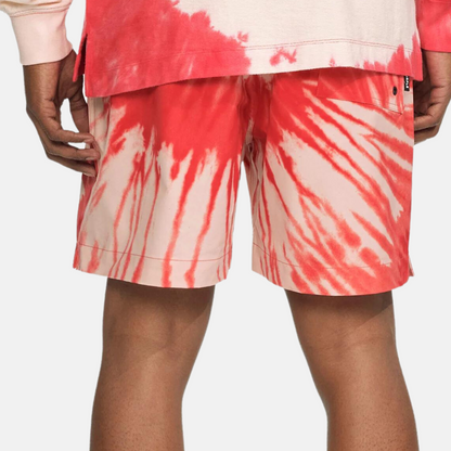 Purple Brand All Around Red Tie Dye Shorts