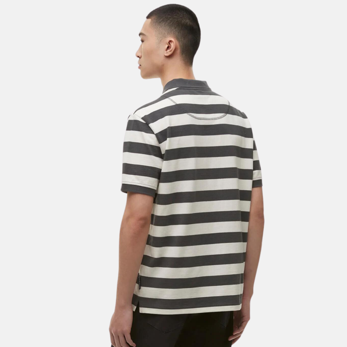 Moose Knuckles Pique Striped Polo – Puffer Reds Moose Knuckles Pique Striped Polo – Puffer Reds