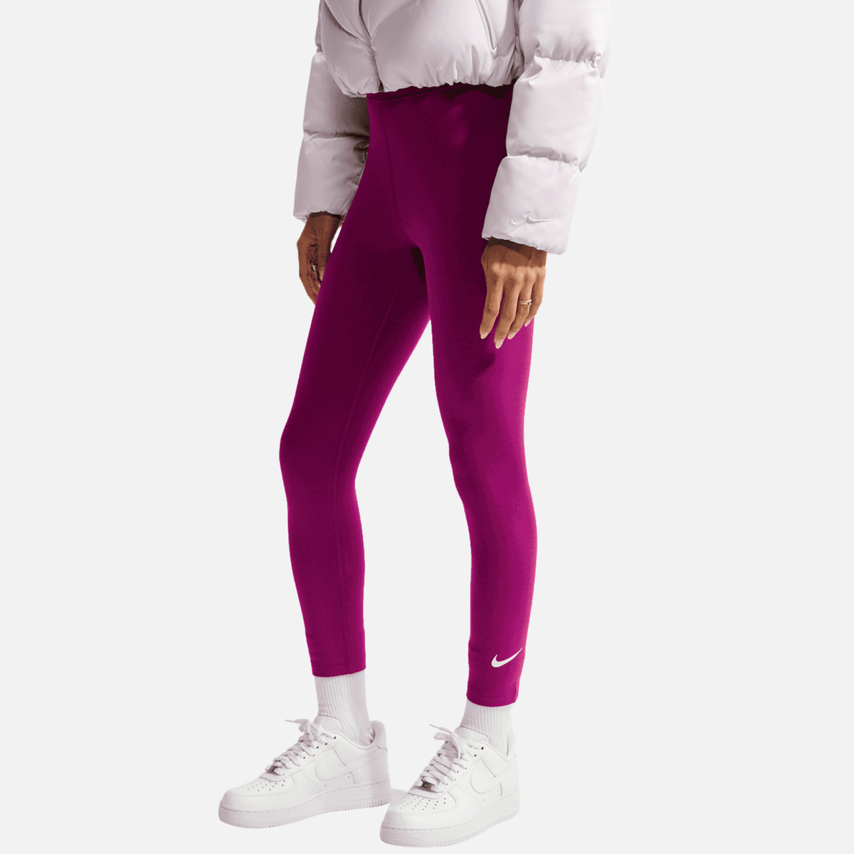 Nike Women's Sportswear Classic High-Waisted 7/8 Berry Leggings