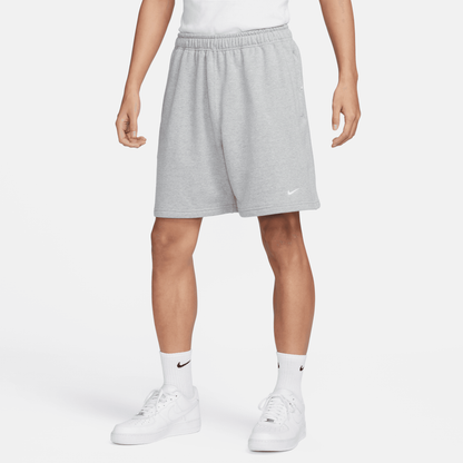 Nike Solo Swoosh Grey French Terry Shorts