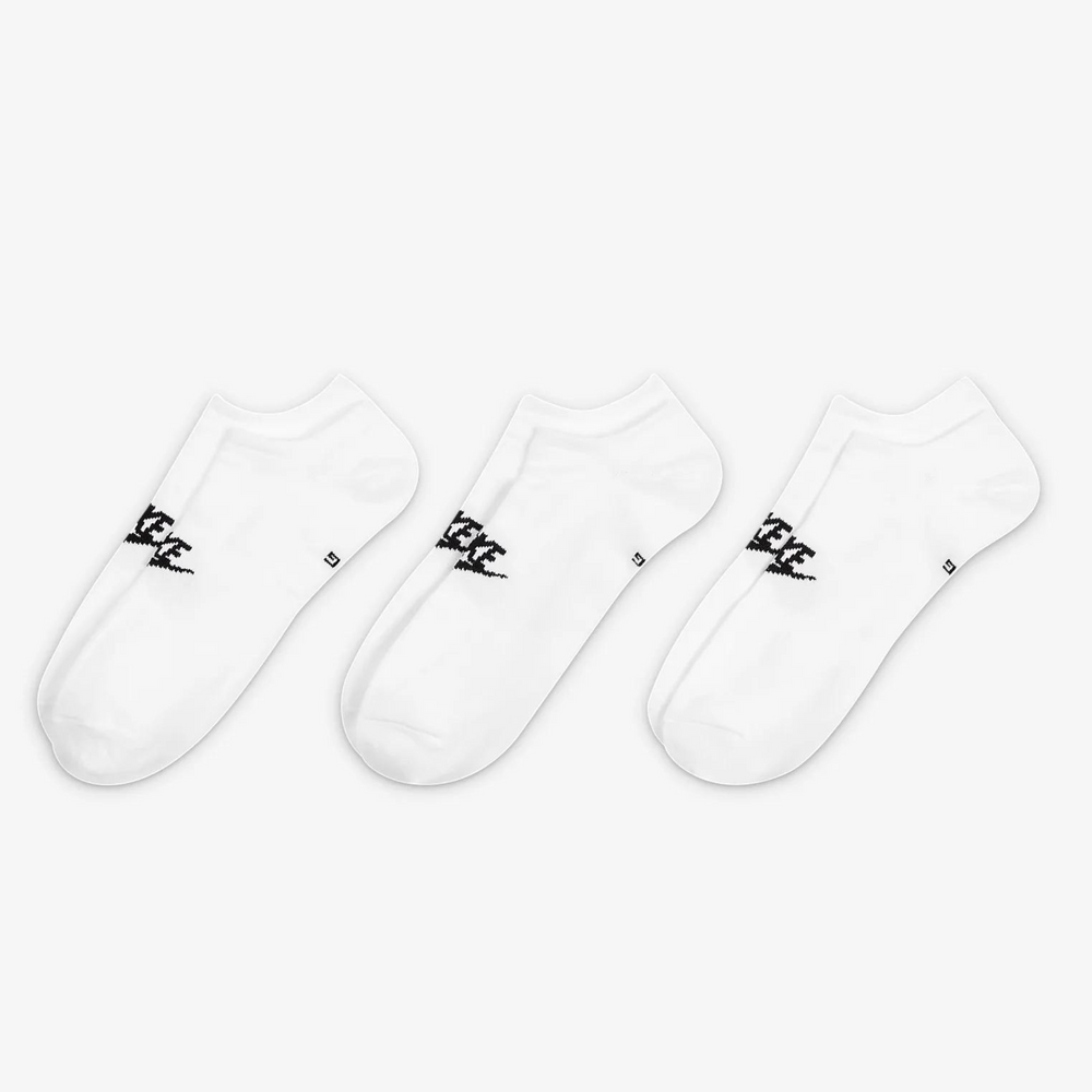 Nike Everyday Essential No Show Footies (3 Pair) White