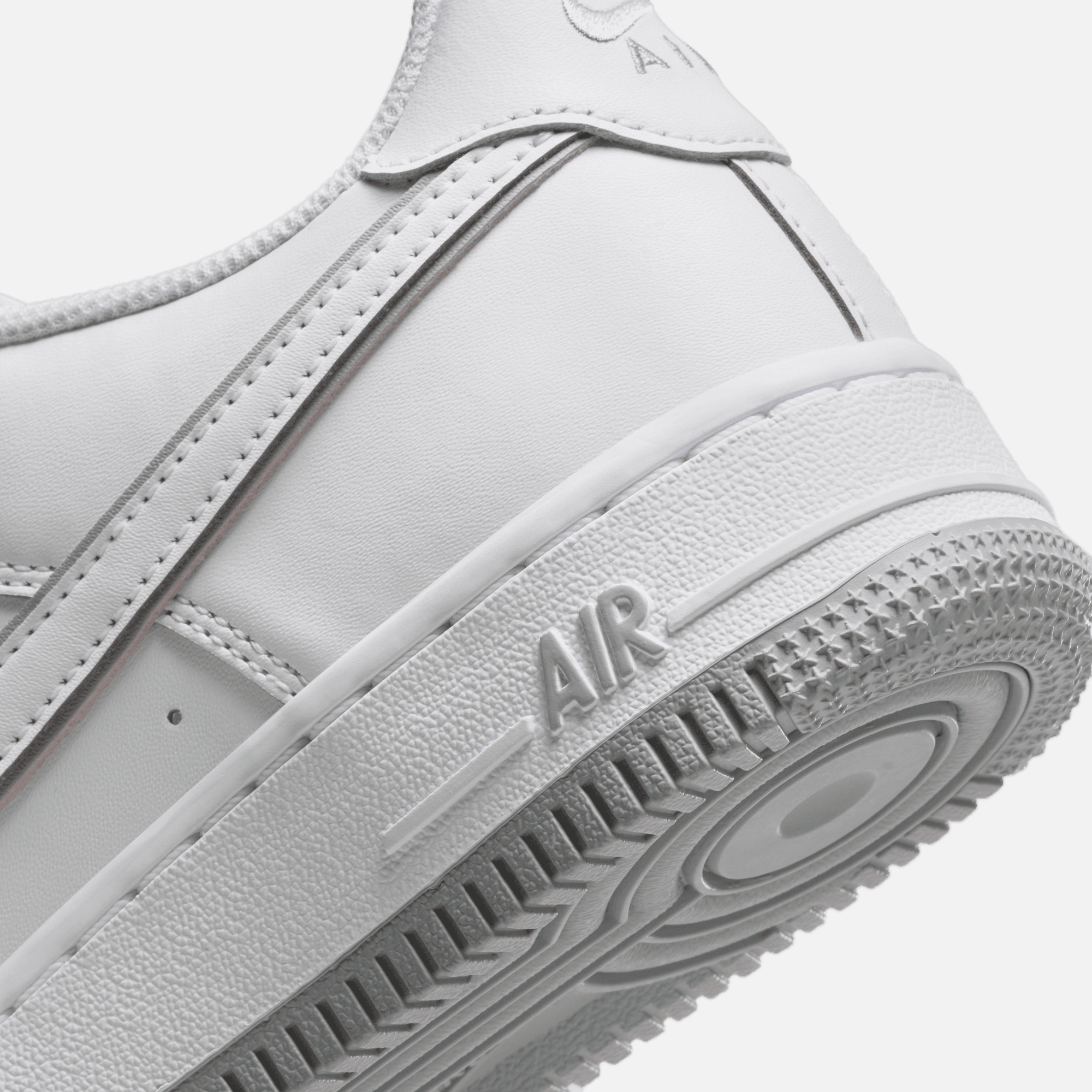 Nike air force 1 low shoe white/wolf grey/black hot sale