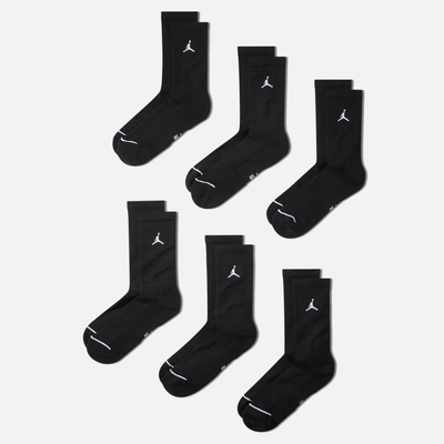 Air Jordan Everyday Black Crew Socks (3-Pack)