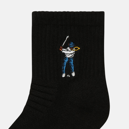 Eastside Golf Black Ankle Logo Socks