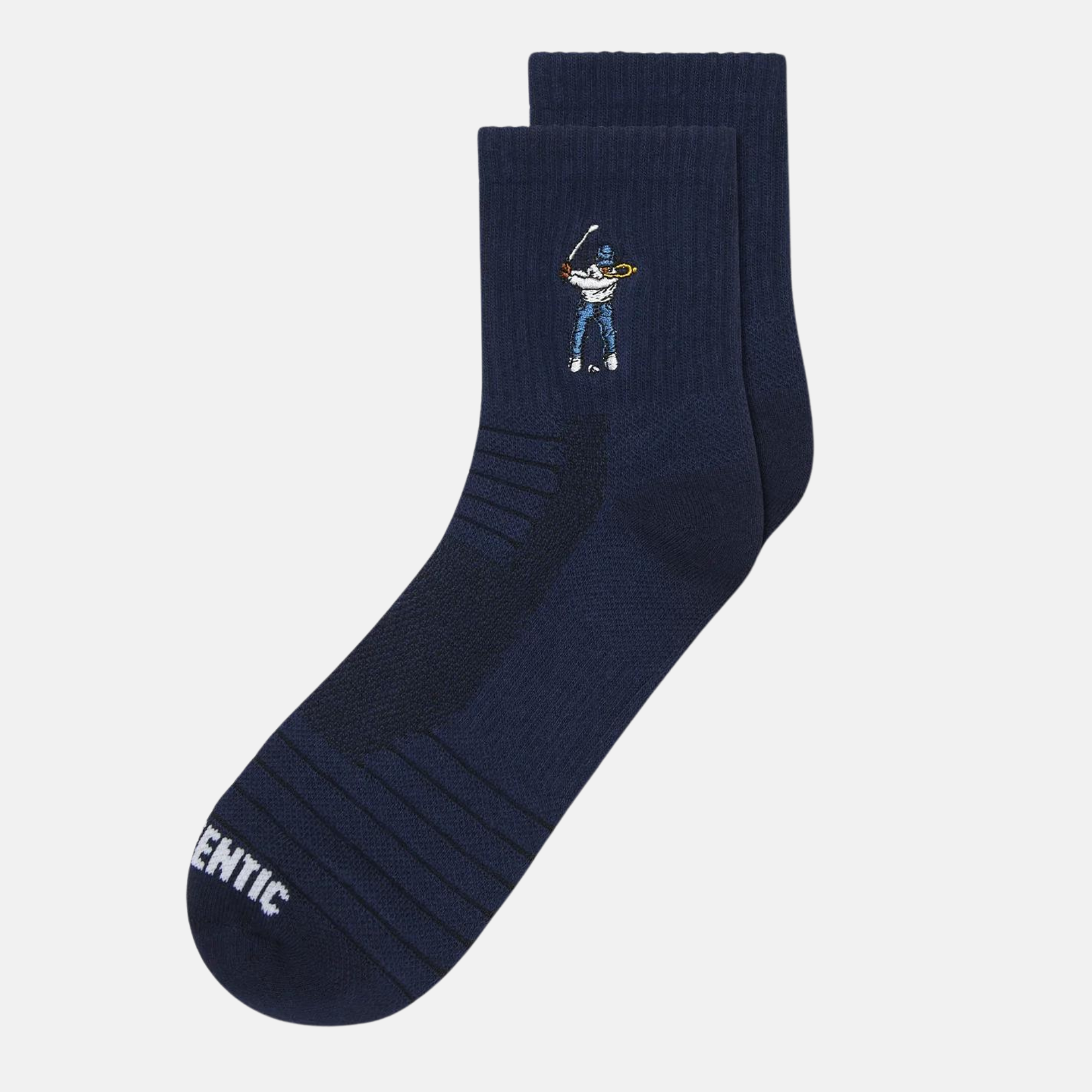 Eastside Golf Navy Ankle Logo Socks