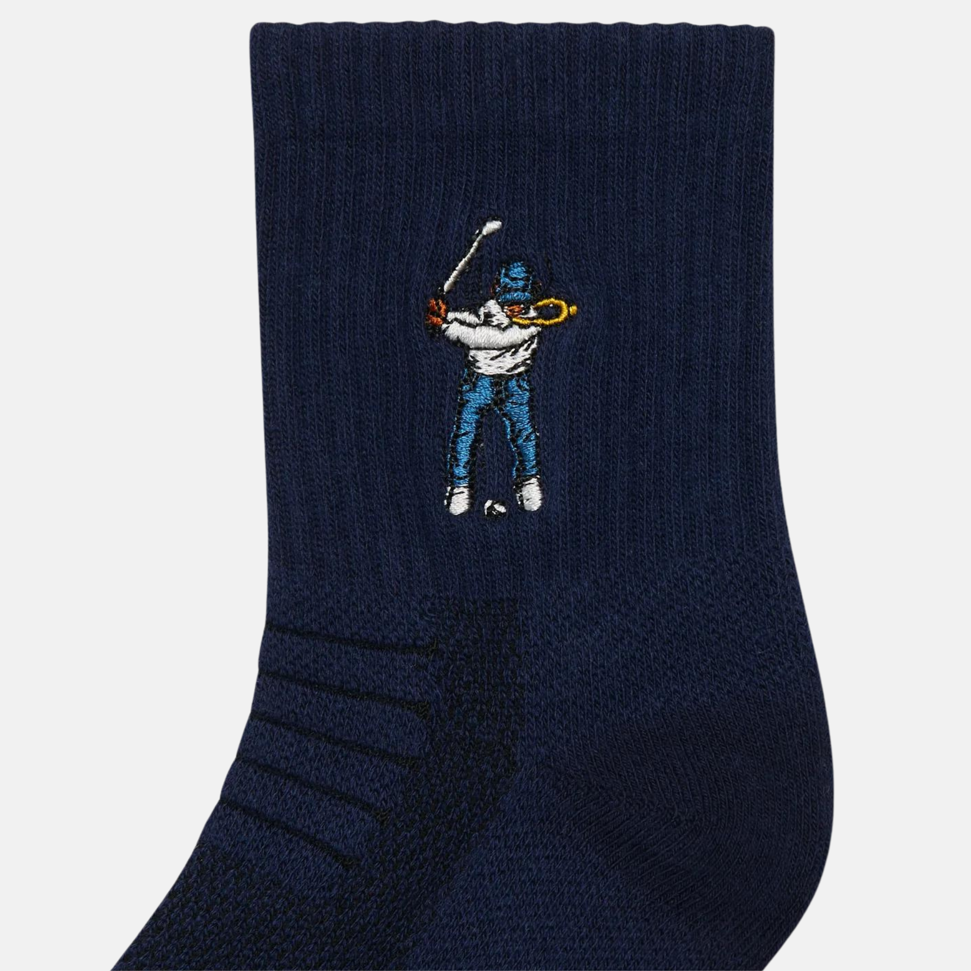 Eastside Golf Navy Ankle Logo Socks