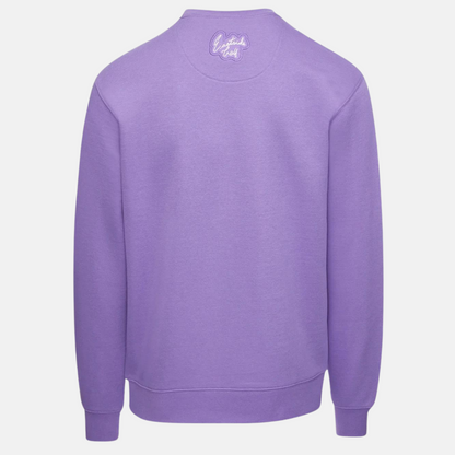 Eastside Golf Core Paisley Purple Fleece Swingman Crew