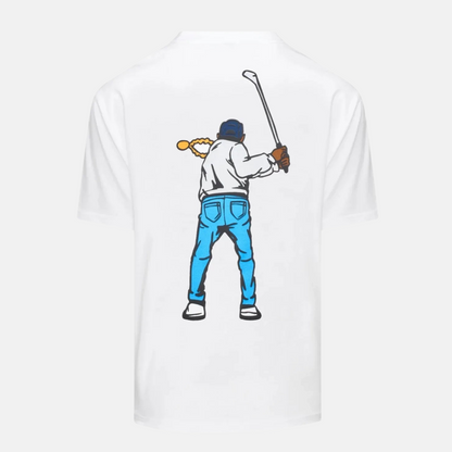 Eastside Golf White Double Sided Swingman T-Shirt