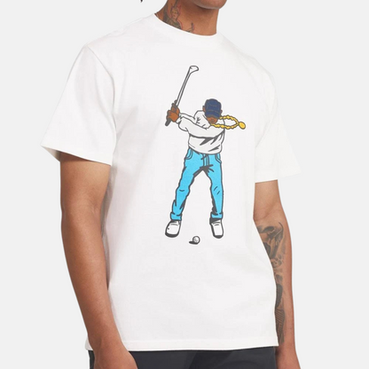 Eastside Golf White Double Sided Swingman T-Shirt