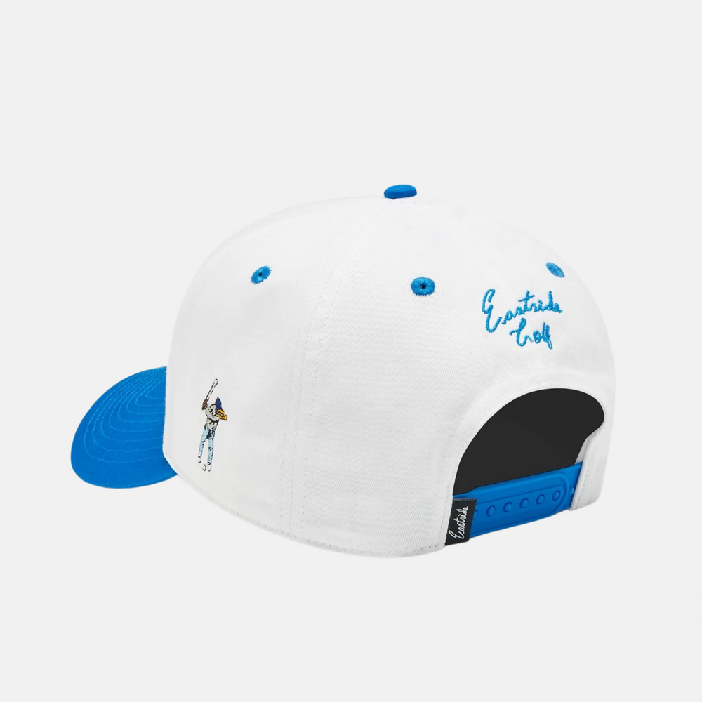 Eastside Golf Bright White/Royal Blue Five Panel Hat