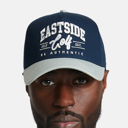 Eastside Golf True Navy/Mineral Green Five Panel Hat